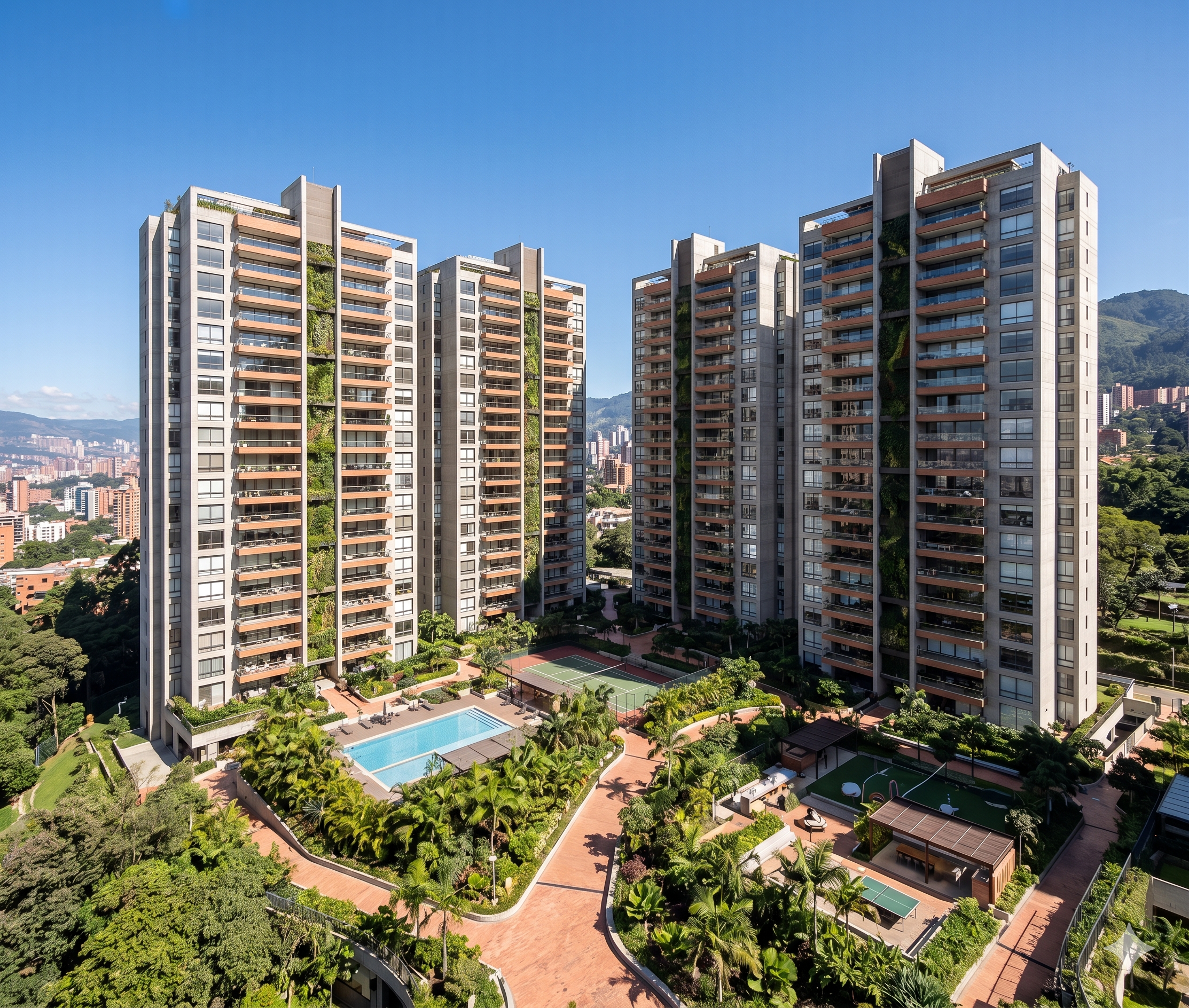 Operación en conjunto residencial